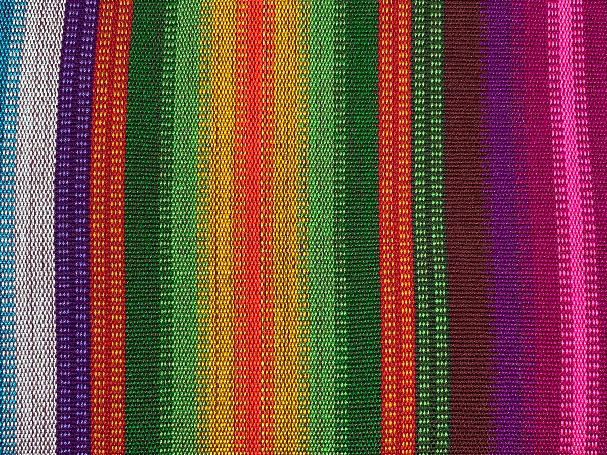 Fuchsia, Blue, Assorted Color Guatemalan Fabric by the YARD. Handwoven Fair Trade Mayan Fabric. Ethnic Woven Fabric for Home Décor. 36" wide