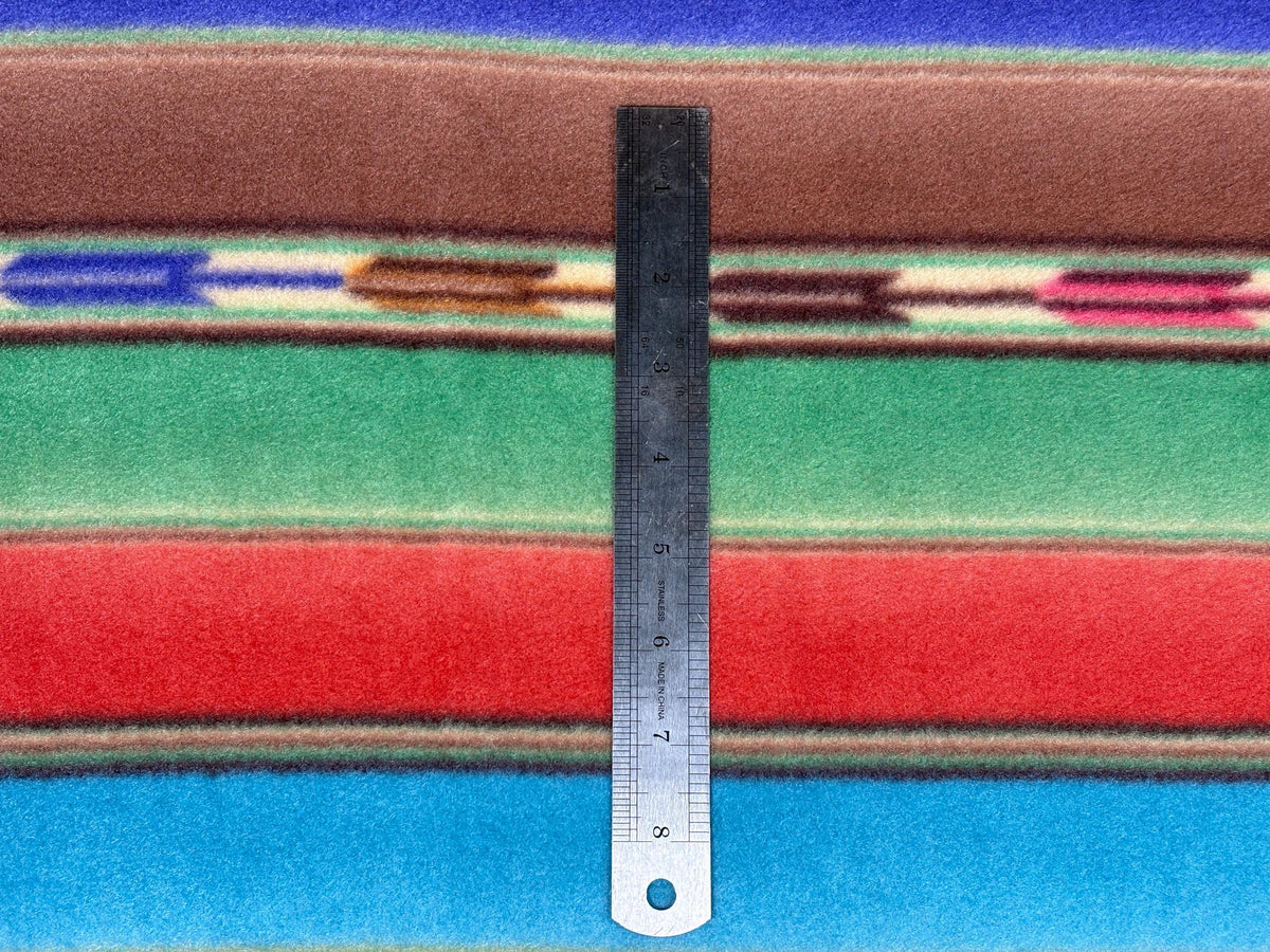 Serape Striped Southwest Ikat Winterfleece Fabric, 100% Polyester 58/60", Home Décor, Apparel