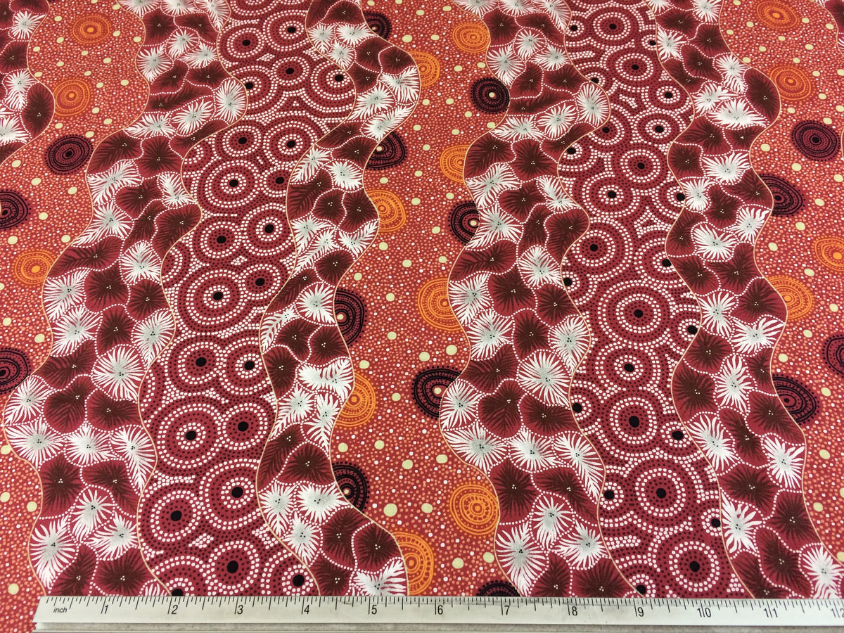 Australian Aboriginal Wild Seed & Waterhole Red