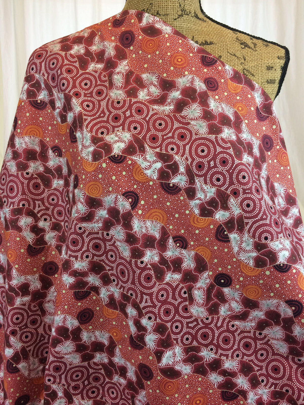 Australian Aboriginal Wild Seed & Waterhole Red