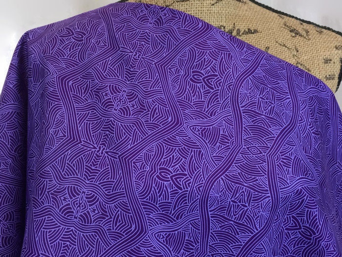 Australian Aboriginal Untitled Purple by Nambooka