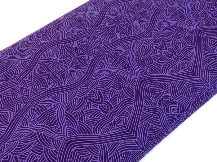 Australian Aboriginal Untitled Purple by Nambooka