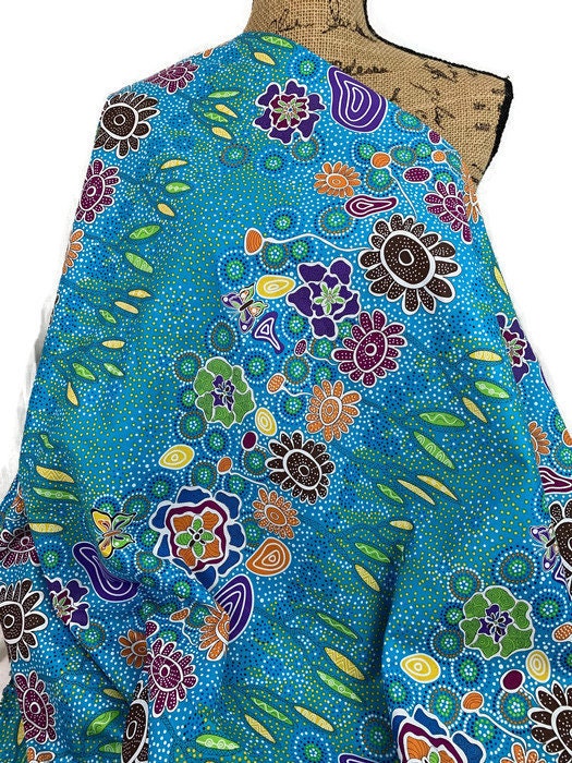 Australian Aboriginal Summertime Rainforest Blue