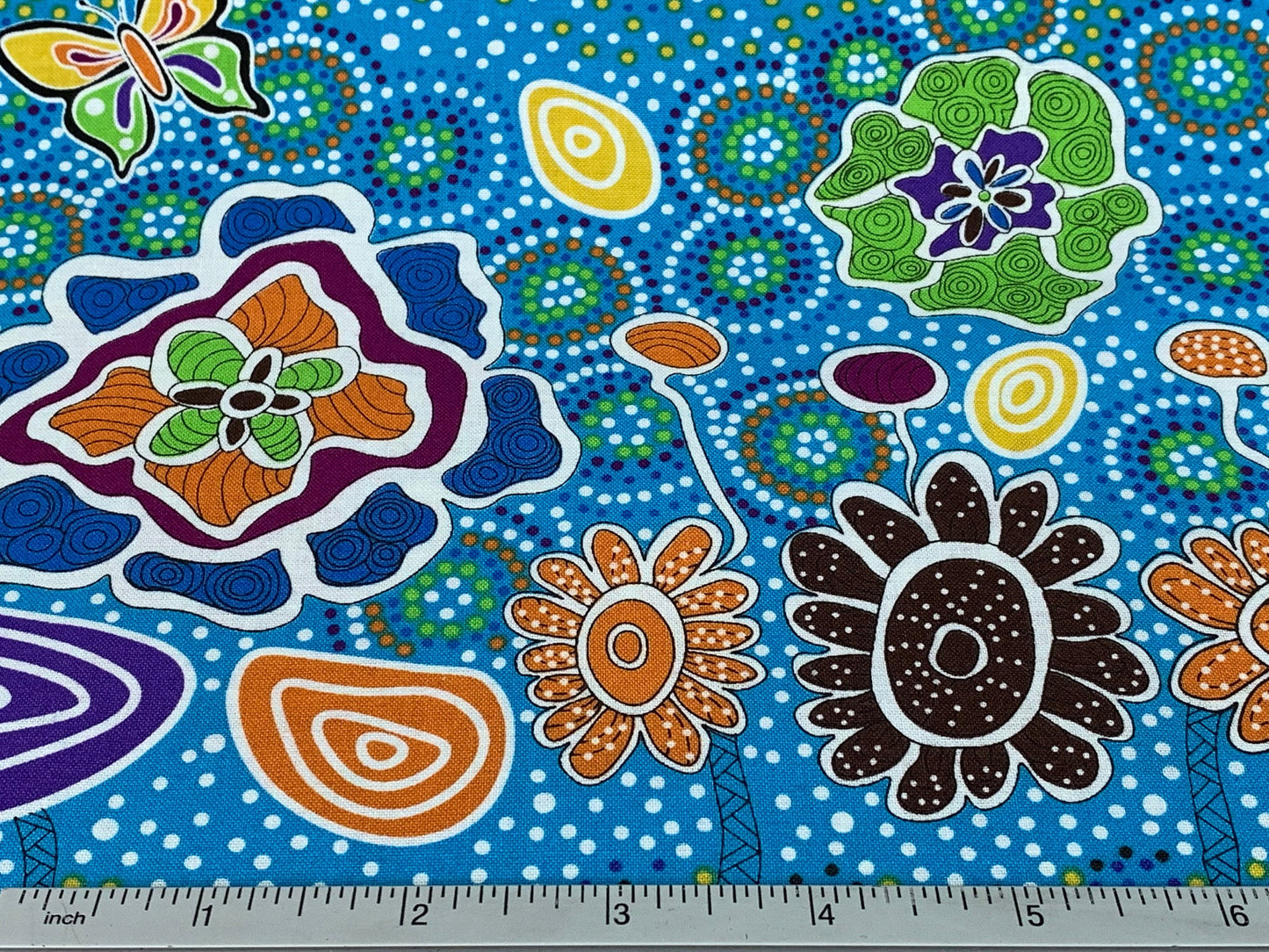 Australian Aboriginal Summertime Rainforest Blue