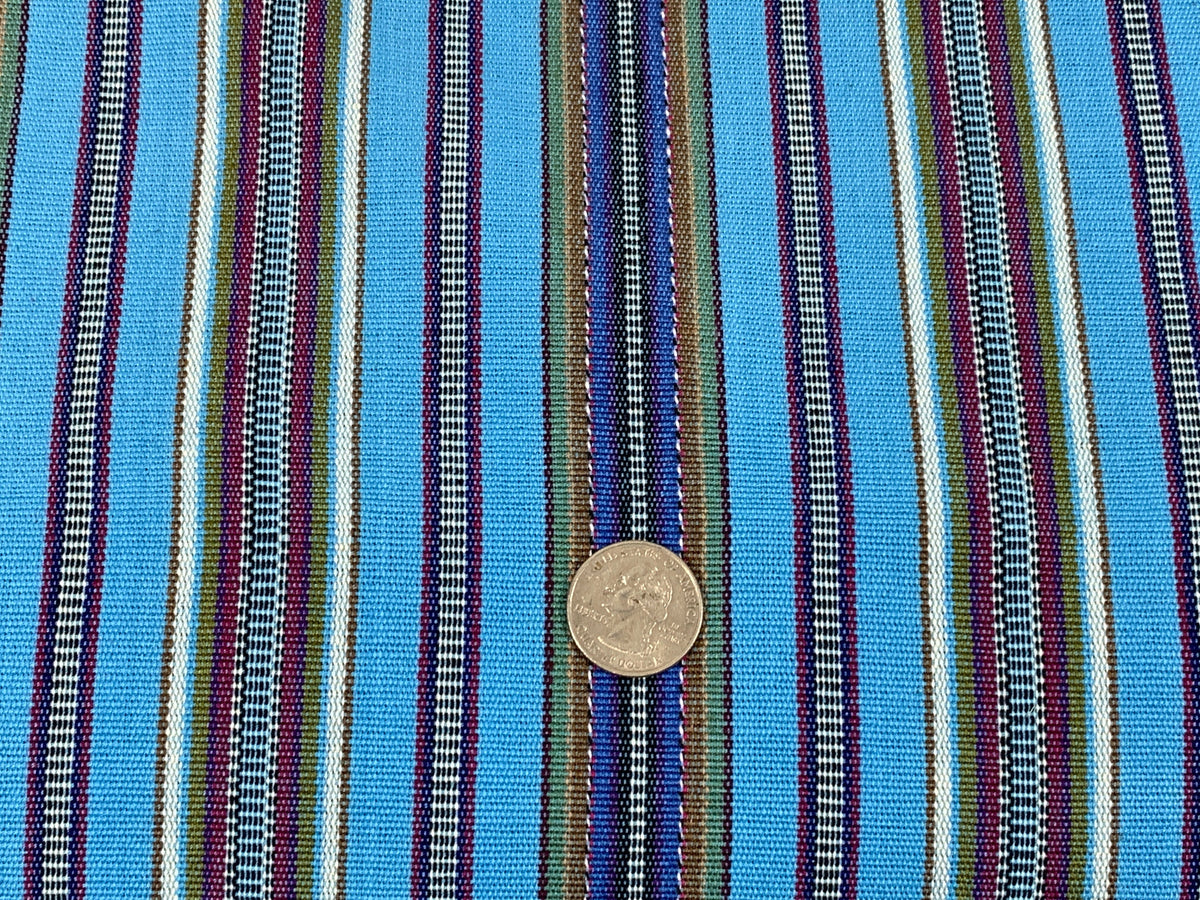 Guatemalan Handwoven Baby Blue Stripes
