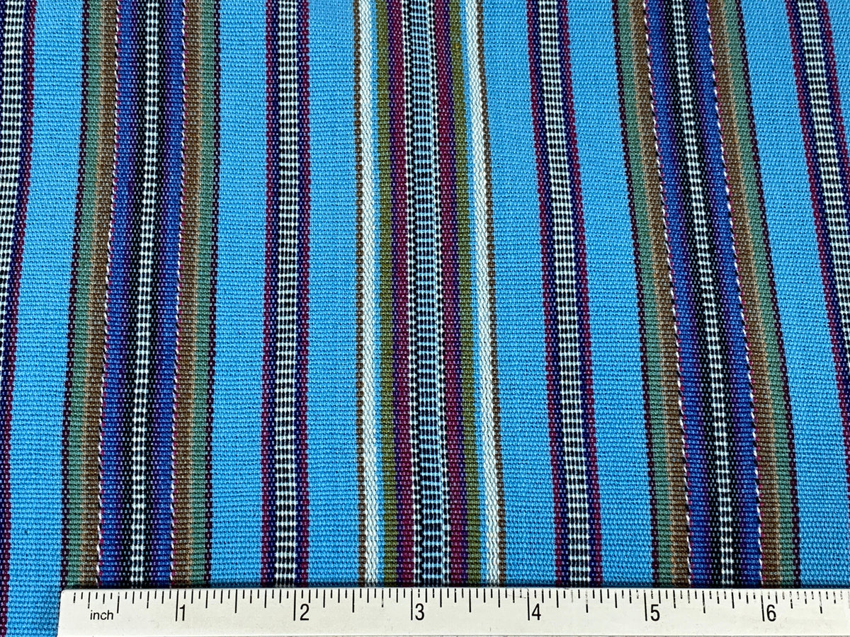 Guatemalan Handwoven Baby Blue Stripes