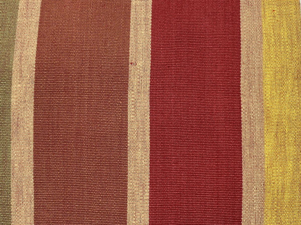 Guatemalan Handwoven Earth Tone Wide Stripes