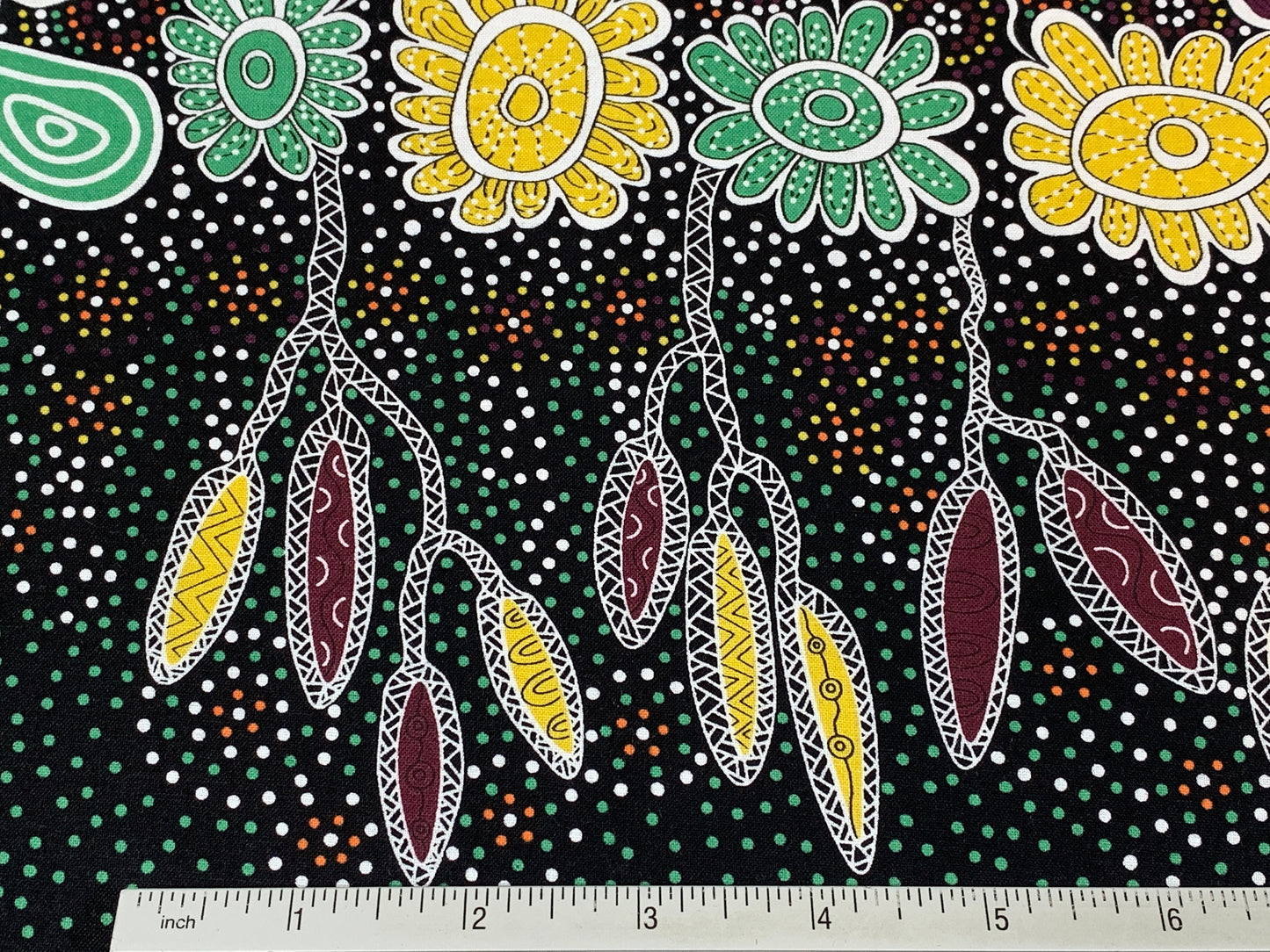 Australian Aboriginal Summertime Rainforest Black