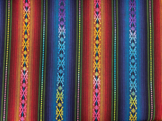 Southwest Style Woven Rust & Turquoise