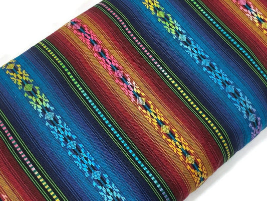 Southwest Style Woven Rust & Turquoise