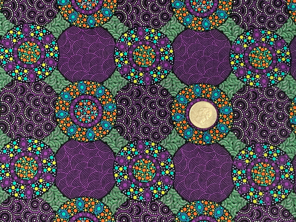 Australian Aboriginal Wildflowers and Bush Tuckers Purple
