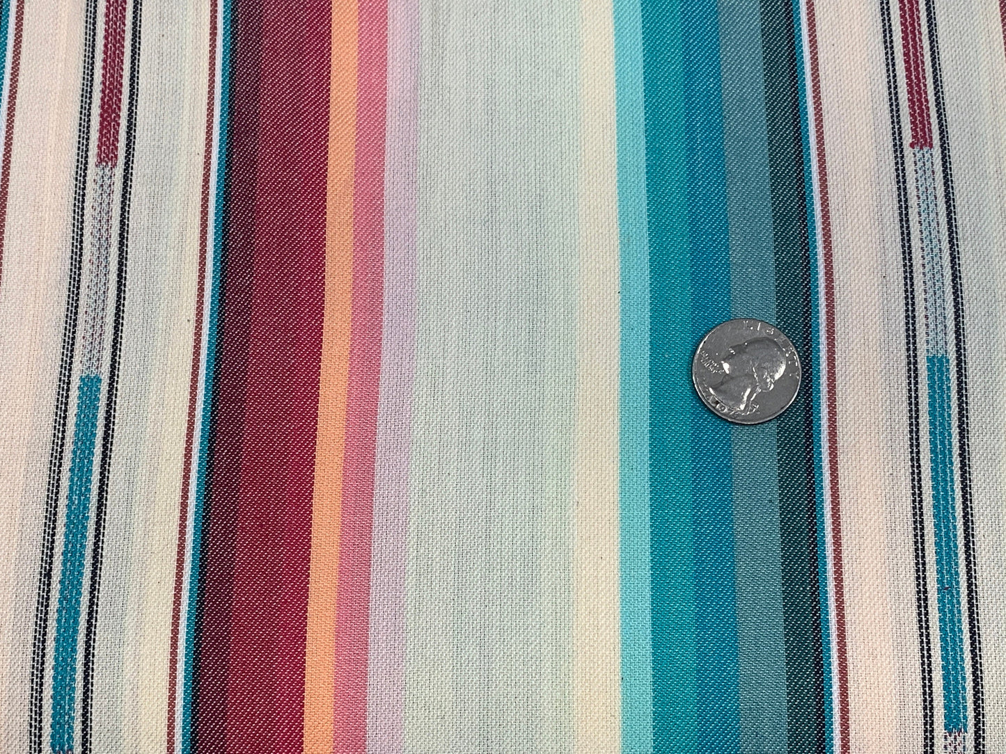 Southwest Style Woven Cream, Turquoise, & Red