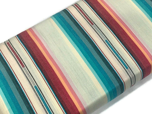 Southwest Style Woven Cream, Turquoise, & Red