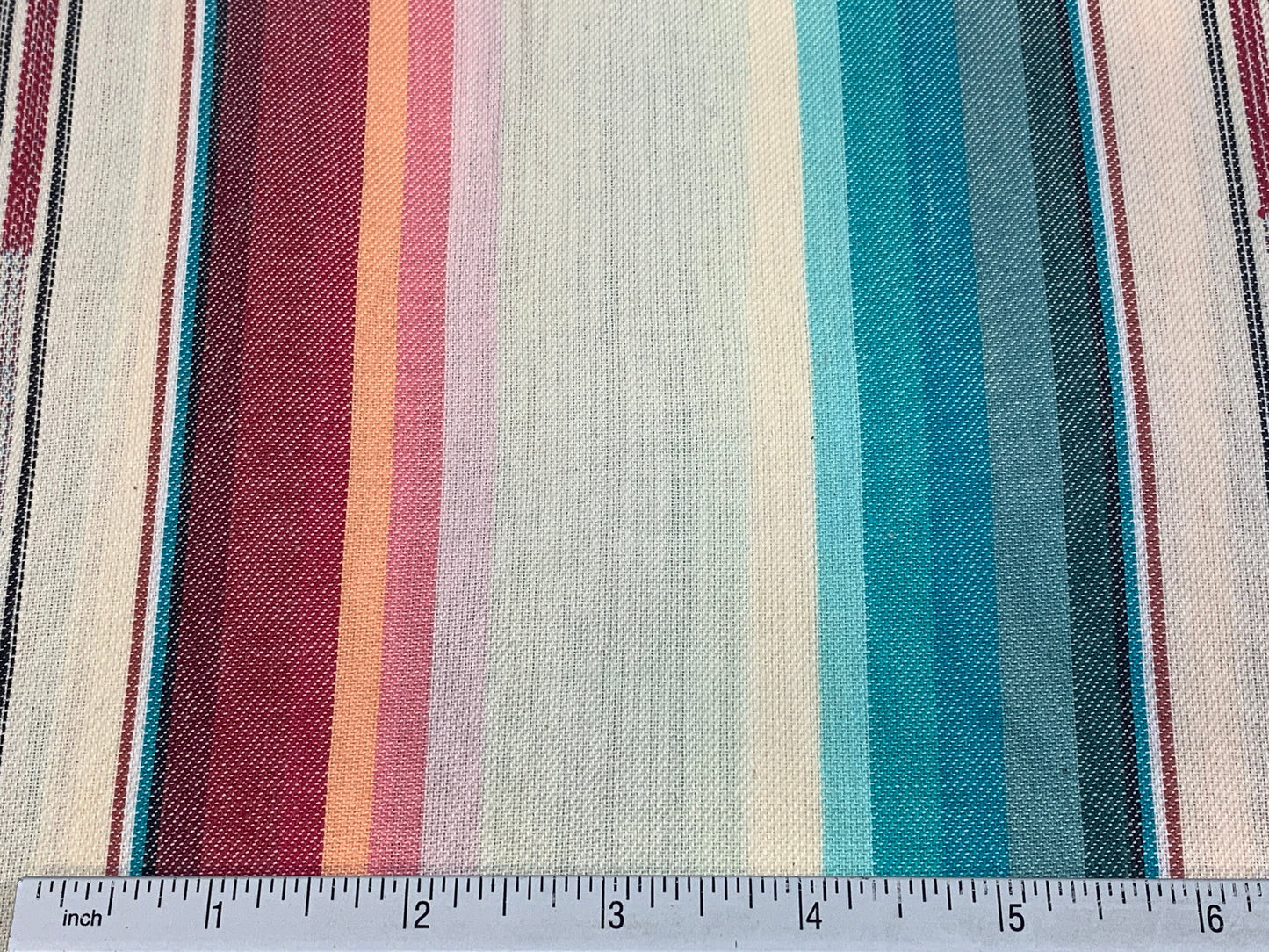 Southwest Style Woven Cream, Turquoise, & Red