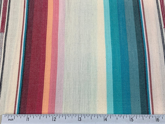 Southwest Style Woven Cream, Turquoise, & Red