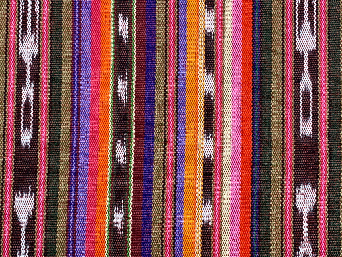 Guatemalan Handwoven Southwest Sunset Ikat