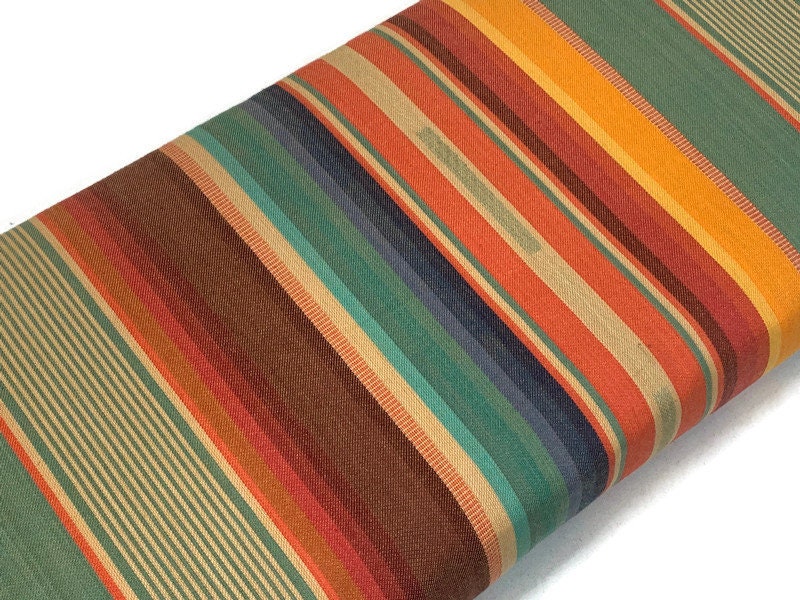 Southwest Style Woven Orange, Teal, & Gold
