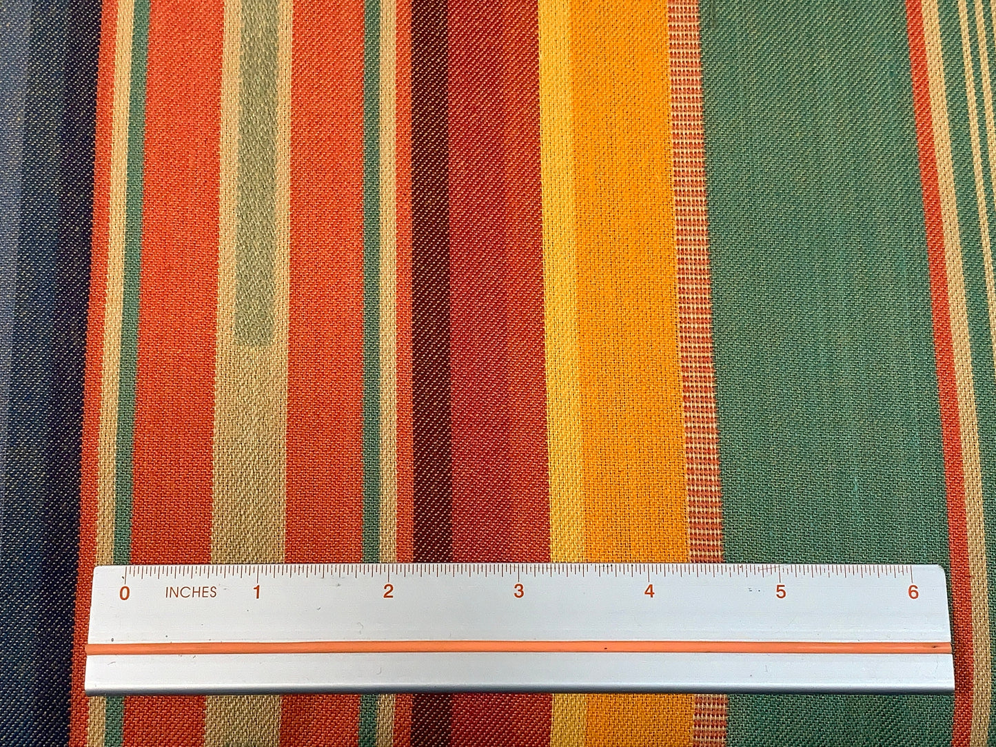 Southwest Style Woven Orange, Teal, & Gold