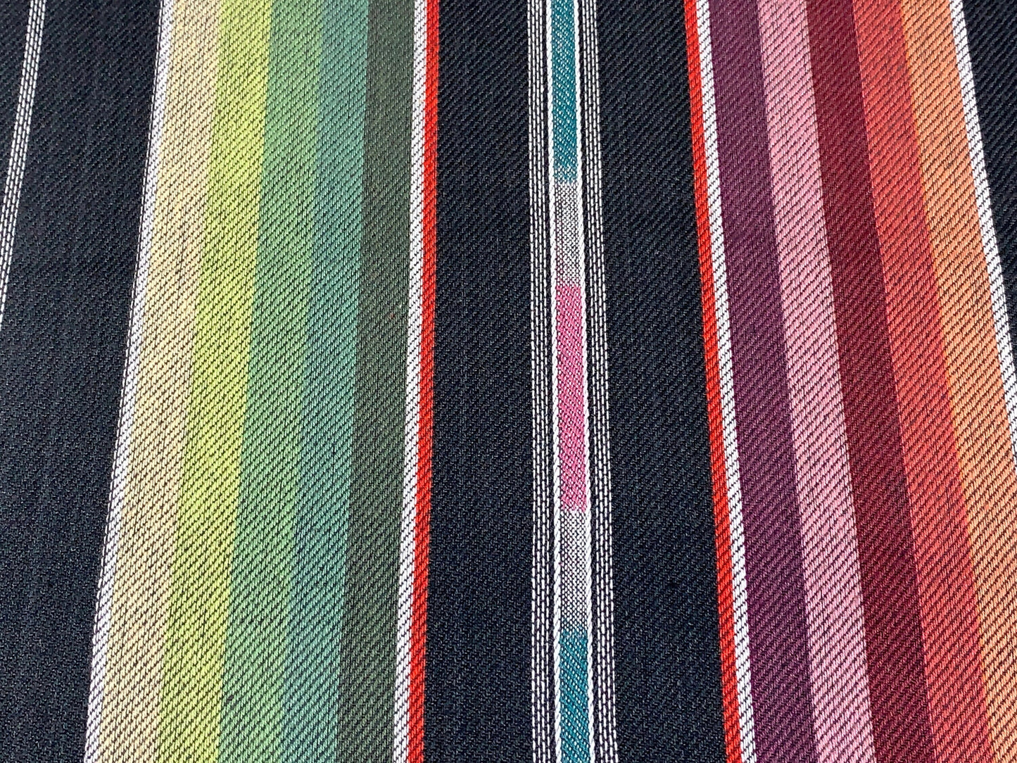 Southwest Style Woven Black, Green, & Pink