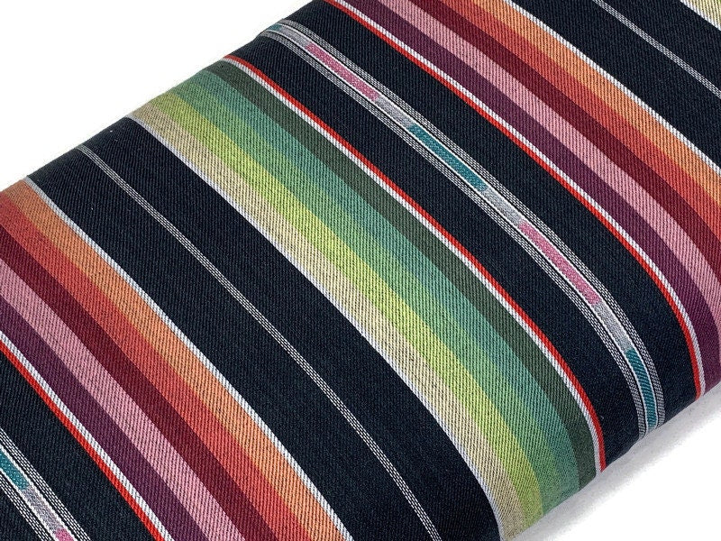 Southwest Style Woven Black, Green, & Pink