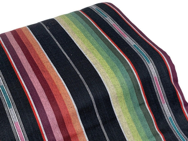 Southwest Style Woven Black, Green, & Pink