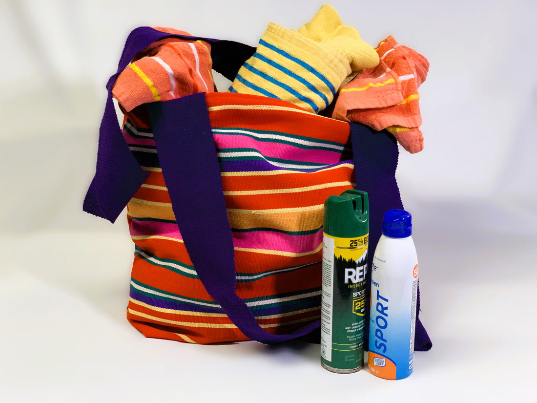 Sew Easy Peasy Spring Break Tote Bag