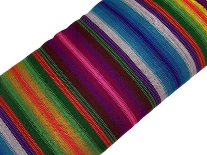 Fuchsia, Blue, Assorted Color Guatemalan Fabric by the YARD. Handwoven Fair Trade Mayan Fabric. Ethnic Woven Fabric for Home Décor. 36" wide