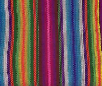 Fuchsia, Blue, Assorted Color Guatemalan Fabric by the YARD. Handwoven Fair Trade Mayan Fabric. Ethnic Woven Fabric for Home Décor. 36" wide