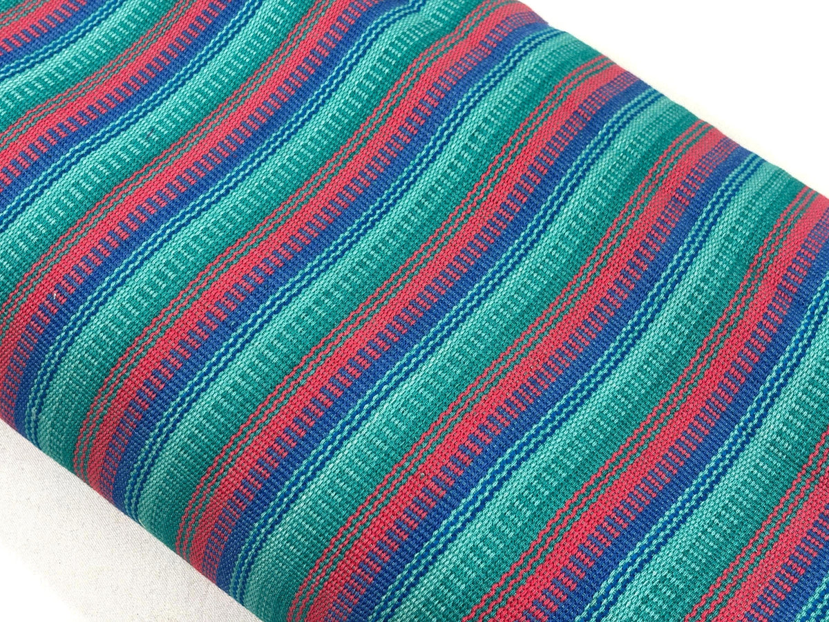 Pastel Pink, Green & Blue Guatemalan Fabric by Yard, Handwoven Mayan Cotton Textile, 36" Wide.