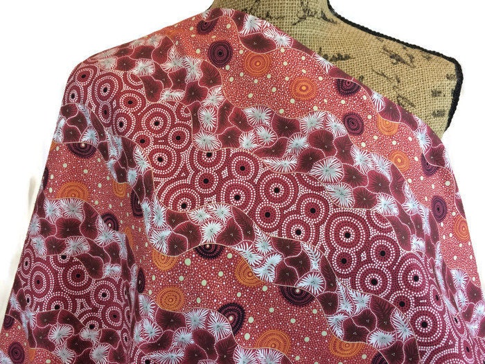 Australian Aboriginal Wild Seed & Waterhole Red