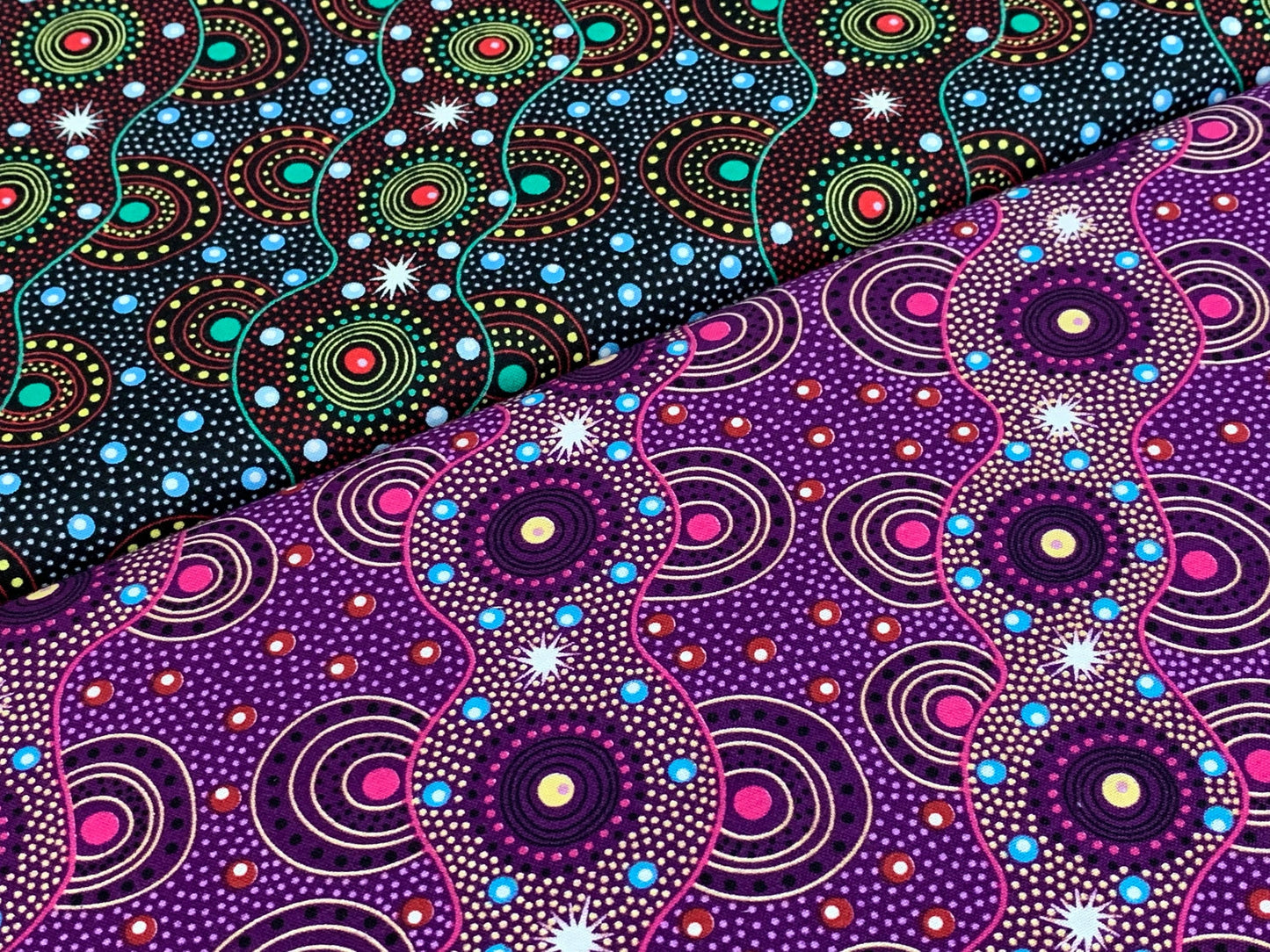 Australian Aboriginal Bush Dreaming of Utopia Red