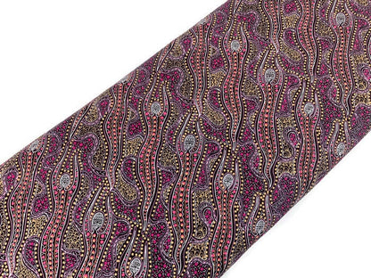Australian Aboriginal Cotton Quilting Fabric by the YARD.  M&S Textiles Spirit Dreaming Purple. Aboriginal Art Fabric for Apparel or Decor.