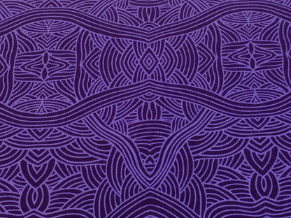 Australian Aboriginal Untitled Purple by Nambooka