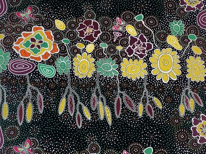 Australian Aboriginal Summertime Rainforest Black