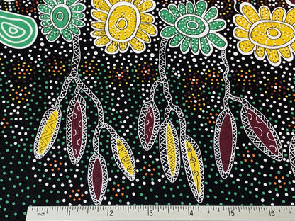 Australian Aboriginal Summertime Rainforest Black