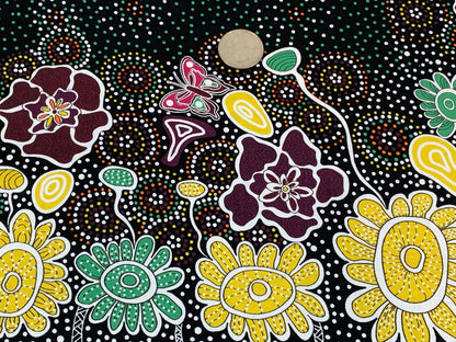 Australian Aboriginal Summertime Rainforest Black
