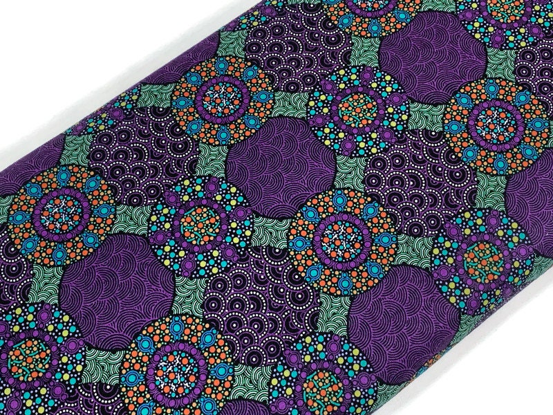 Australian Aboriginal Wildflowers and Bush Tuckers Purple