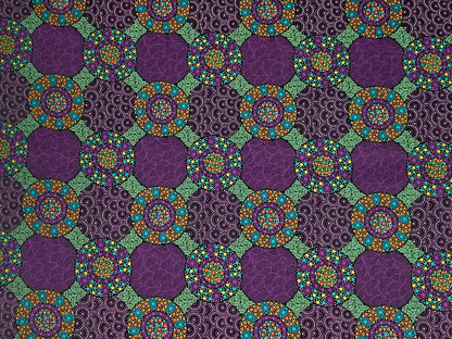 Australian Aboriginal Wildflowers and Bush Tuckers Purple