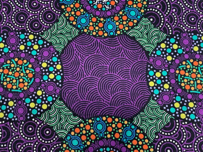 Australian Aboriginal Wildflowers and Bush Tuckers Purple