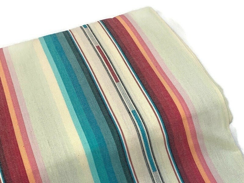Southwest Style Woven Orange, Teal, & Gold