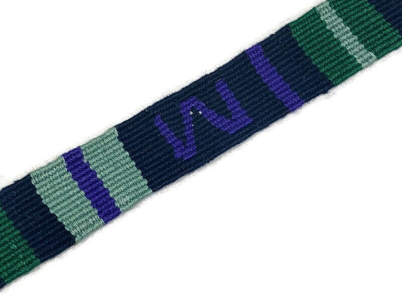 Hand Woven 1 Inch Wide Guatemalan Belt, Purse Strap, Sash Sold by the YARD. Cotton Mayan Toto Belt Textile in Green, Purple, Navy Blue, Sage