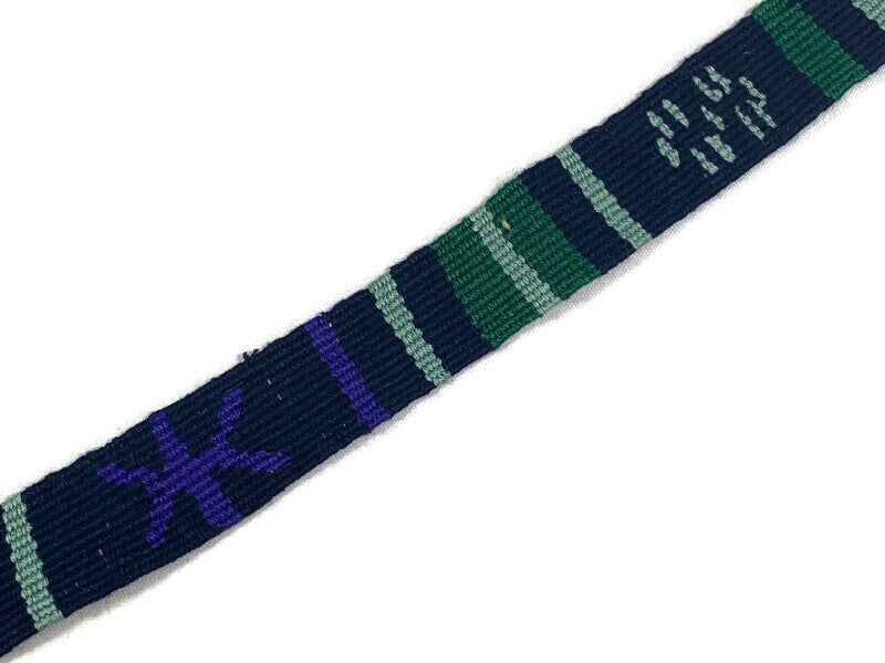 Hand Woven 1 Inch Wide Guatemalan Belt, Purse Strap, Sash Sold by the YARD. Cotton Mayan Toto Belt Textile in Green, Purple, Navy Blue, Sage