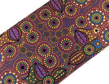 Australian Aboriginal Spirit Place Burgundy