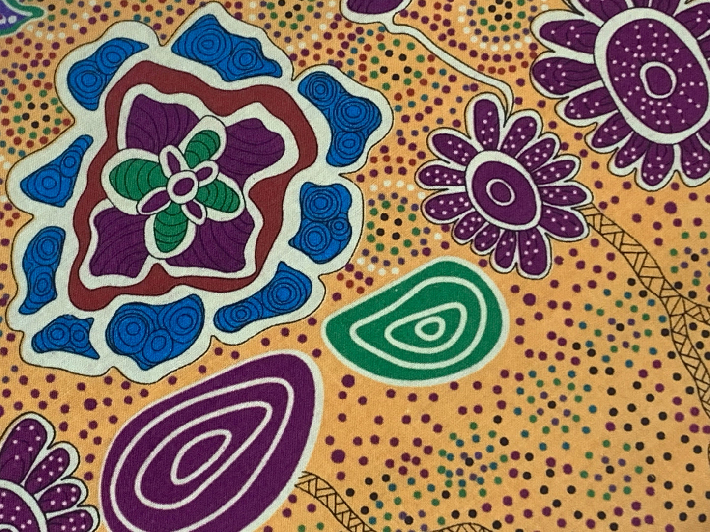 Australian Aboriginal Summertime Rainforest Yellow