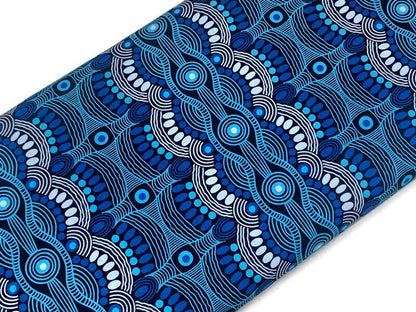 Australian Aboriginal Desert Flora Blue