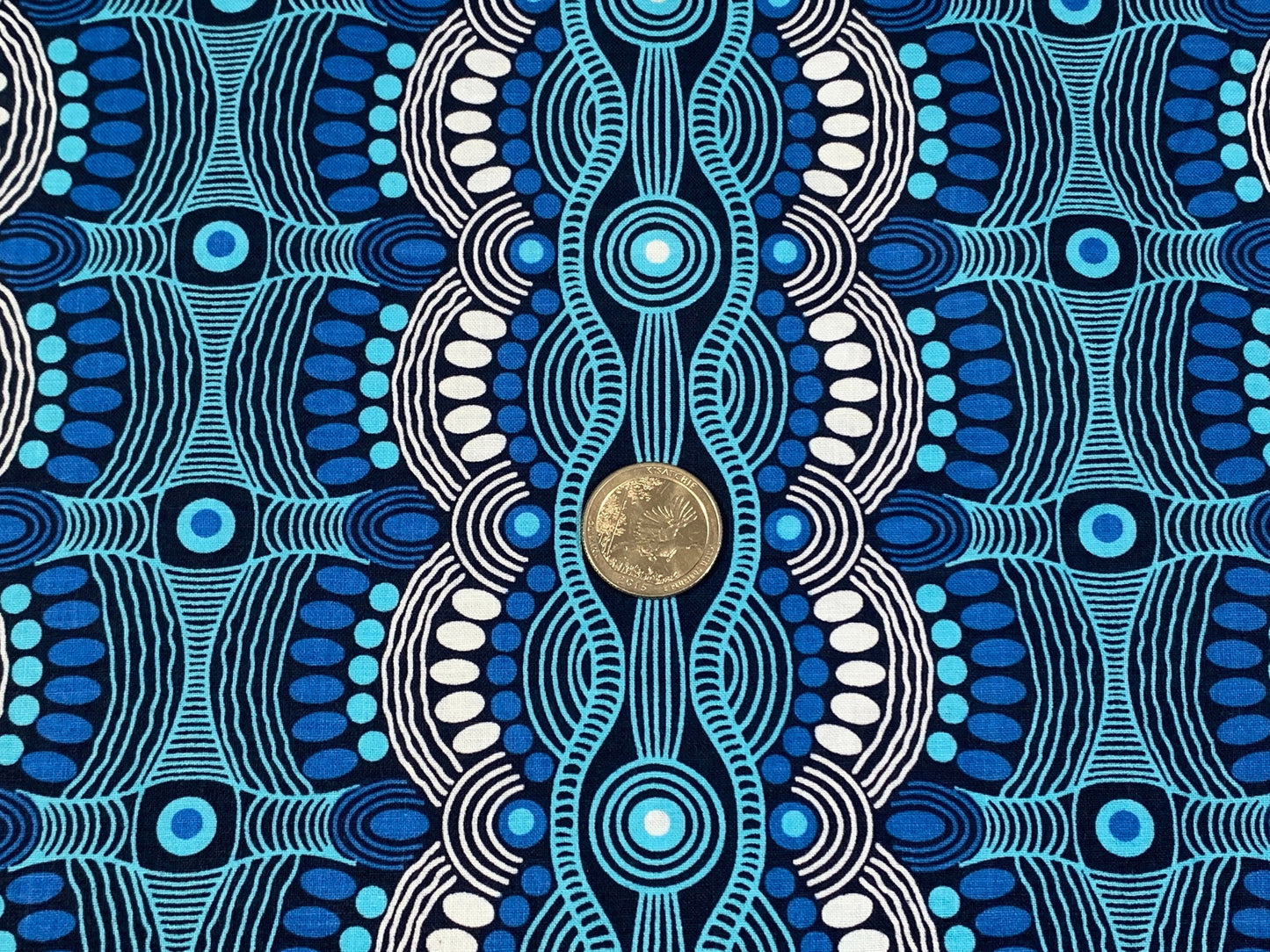 Australian Aboriginal Desert Flora Blue