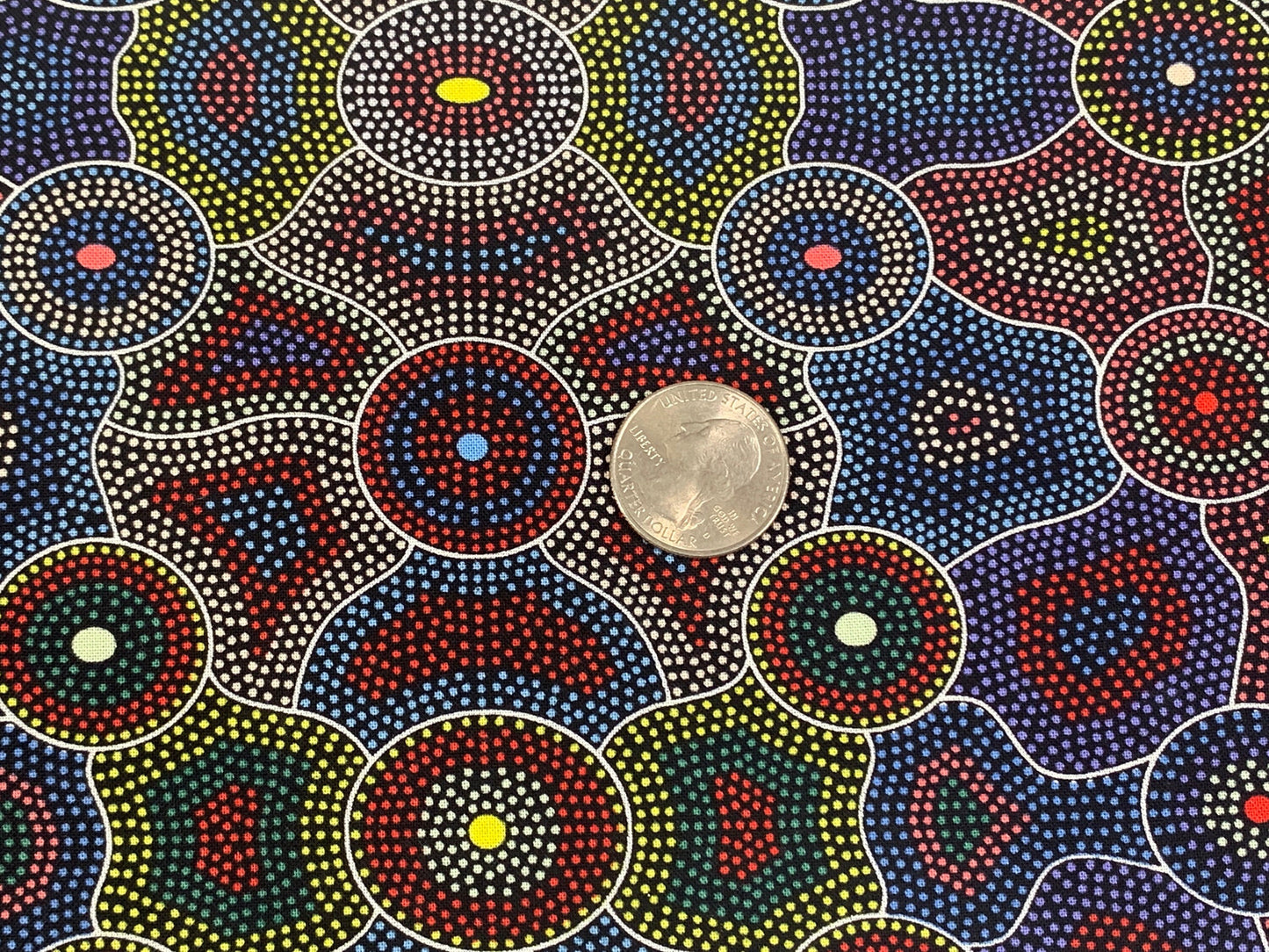 Australian Aboriginal Acuna Dreaming Red