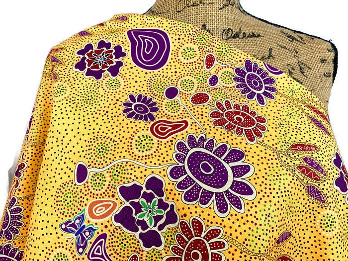 Australian Aboriginal Summertime Rainforest Yellow
