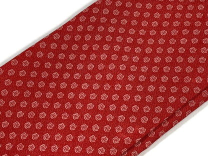 South African Shweshwe Fabric by the YARD. DaGama Three Cats Red Rosettes. 100% Cotton Print Fabric for Quilting, Apparel, and Home Décor